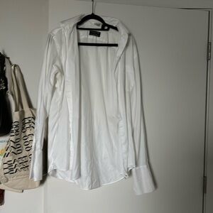white button down